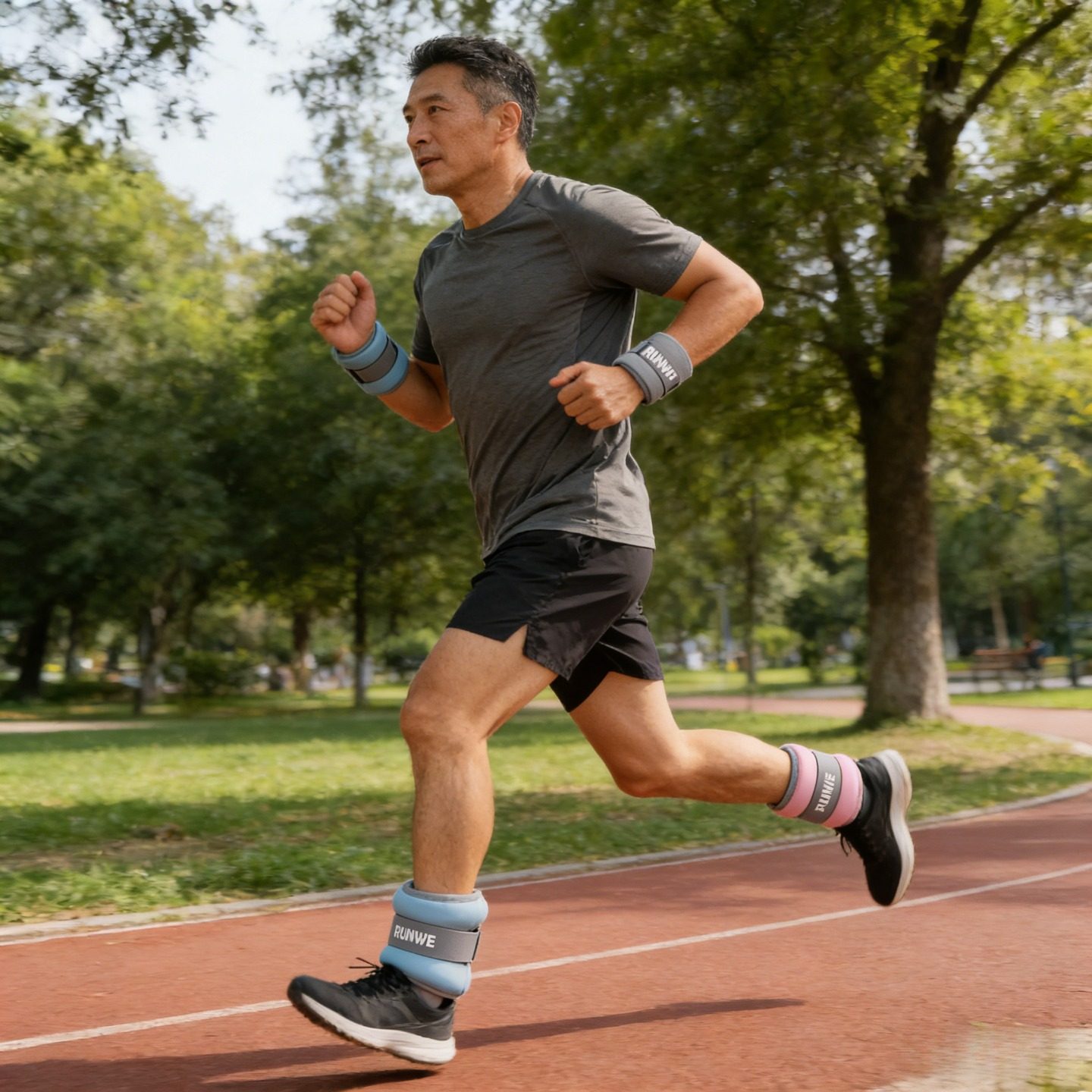 负重跑步训练学生家用脚踝隐形腿部手腕运动男女减肥沙包绑腿