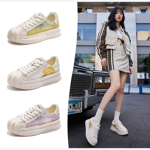 SENMA/森马男女鞋2025年春季新款板鞋小白鞋百搭网红老爹鞋休闲鞋