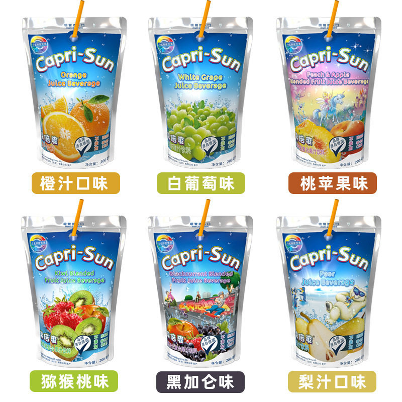 果倍爽果汁饮料200ml*10袋