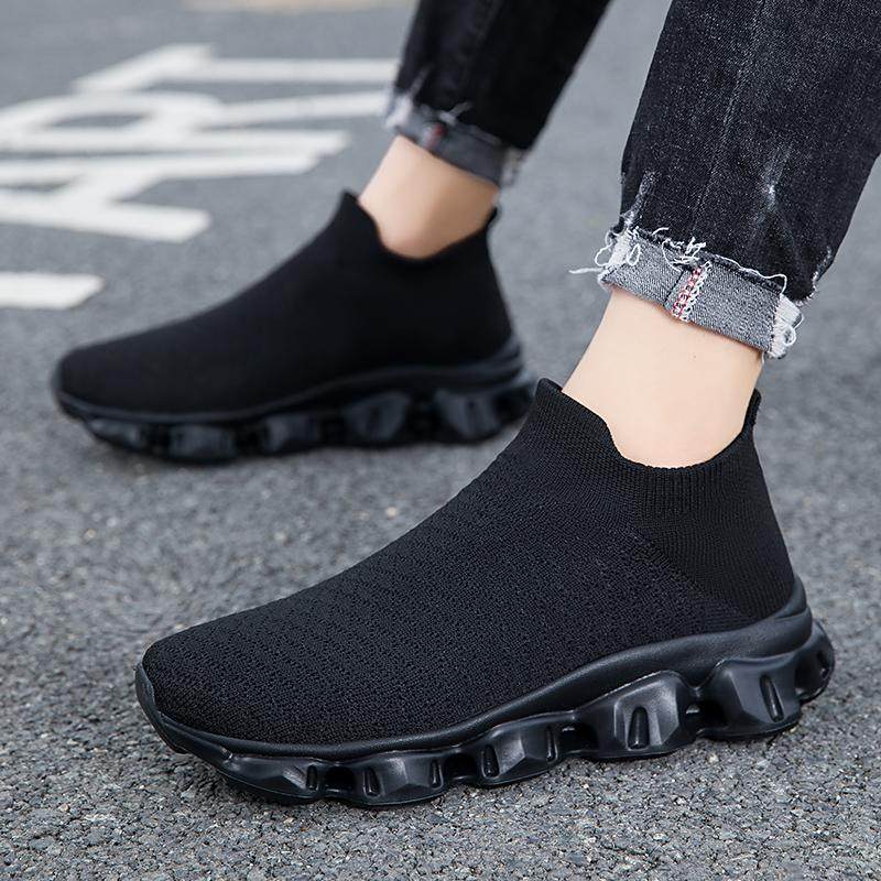 多运动走路鞋男鞋一脚蹬超轻休闲鞋飞织懒人鞋男女款防滑透气潮鞋,流行男鞋,健步鞋,淘宝优惠券,粉丝福利购,淘宝优惠卷