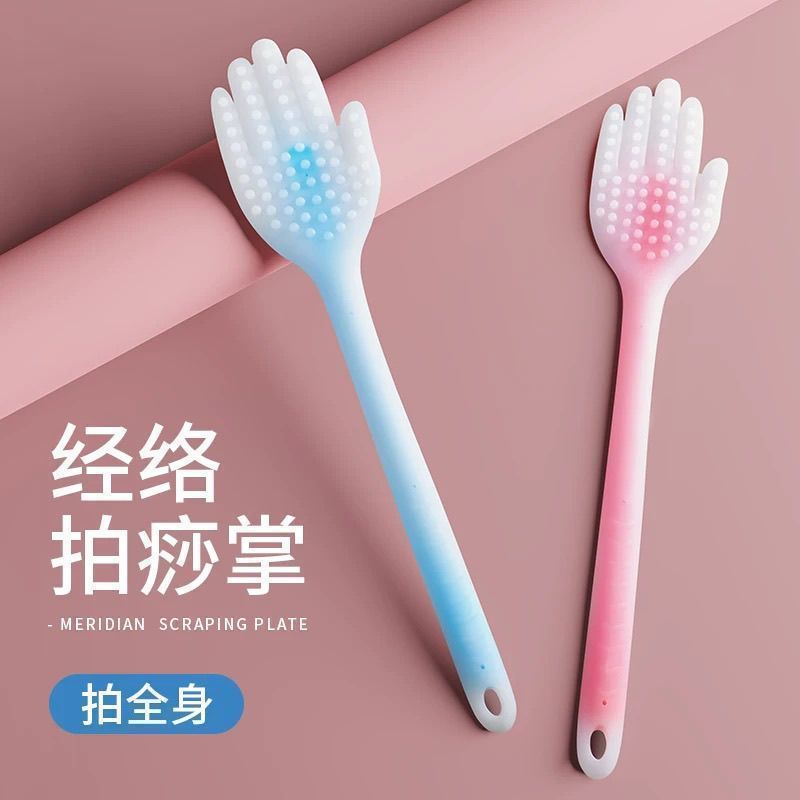 拍痧板经络拍打专用筋络肝胆疏通拍痧板经络拍子养生拍打硅胶手掌