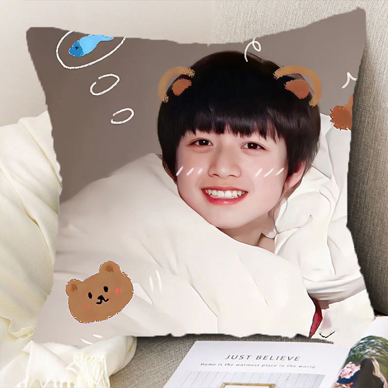 TF家族朱志鑫抱枕明星同款枕头套卧室沙发宿舍午睡靠枕学生日礼物