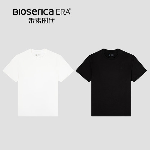 禾素时代短袖简约男女抑菌T恤