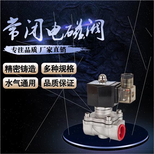 2W-50大BN DN50大BN防潮防水电磁阀 电磁阀2寸带过滤网螺纹不锈钢