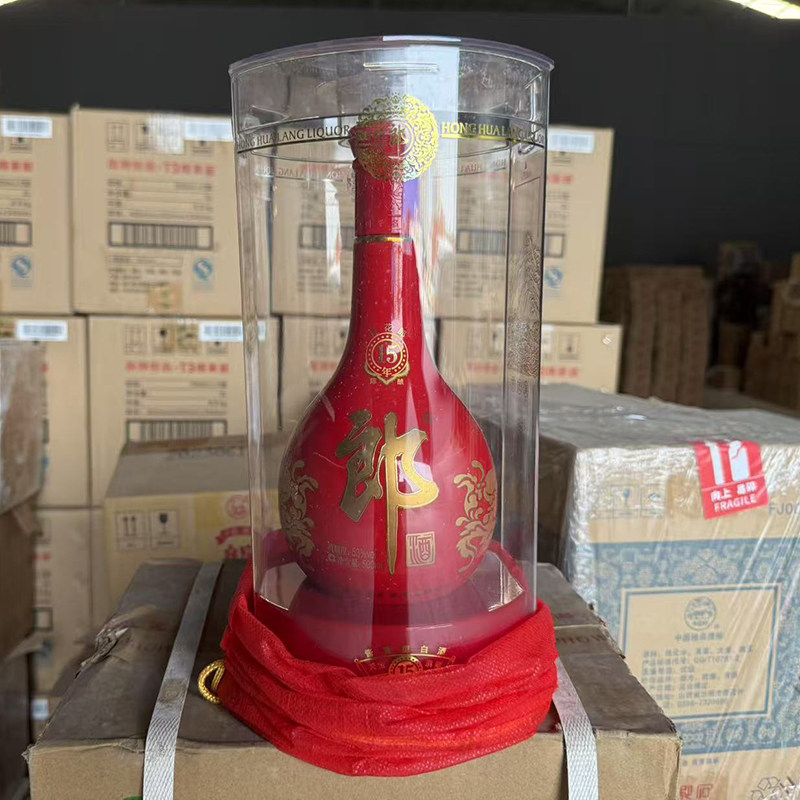 2011年 红花郎15 酱香型白酒 年份老酒 53度500mL单瓶装图片