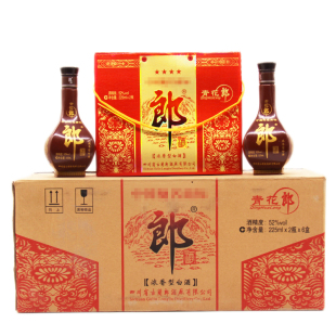 2010年 郎酒 青花郎酒 浓香型白酒 52度 225ml*12瓶 整箱收藏