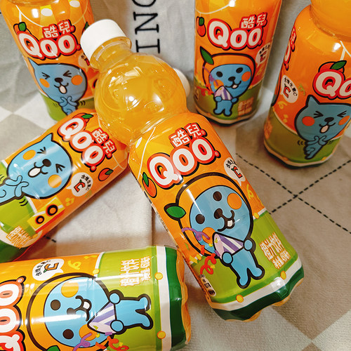 酷儿橙汁饮料450ml瓶装果汁饮料