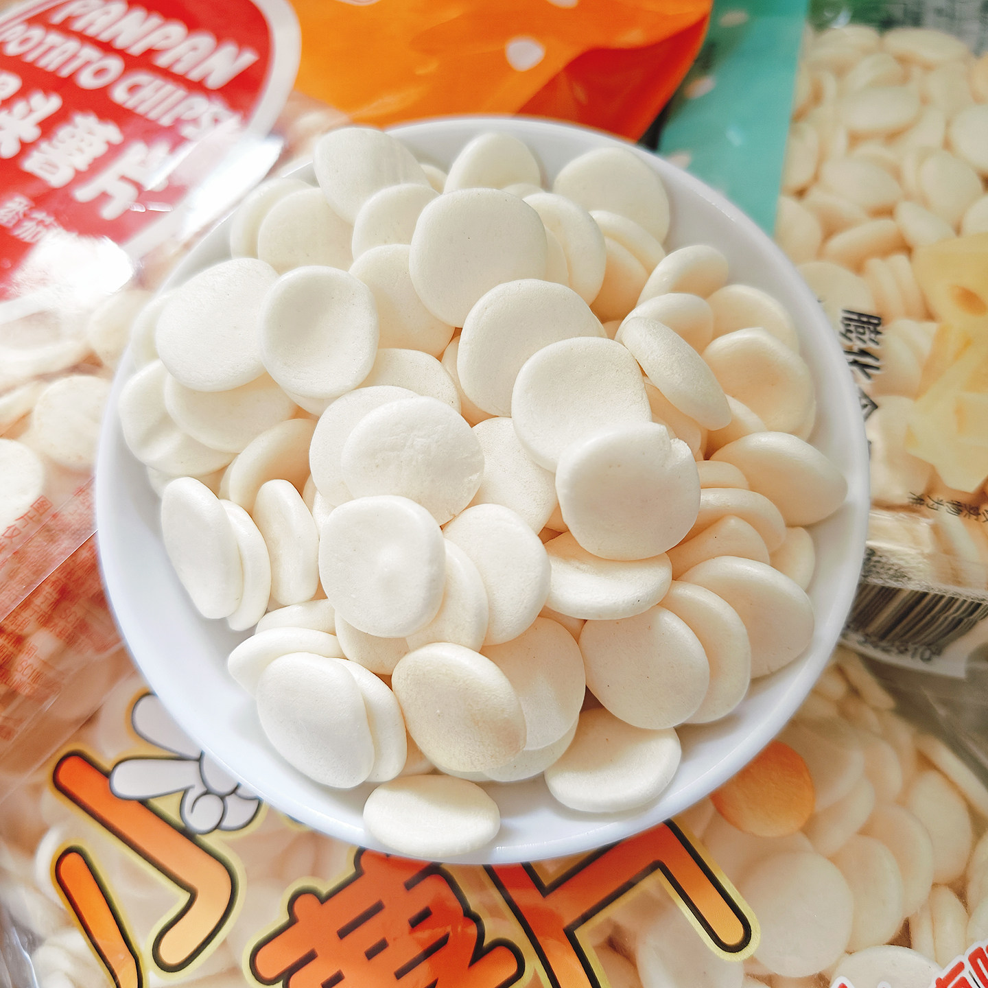 盼盼小馒头薯片原味番茄味奶酪味牛排味脆片多口味膨化休闲薯片