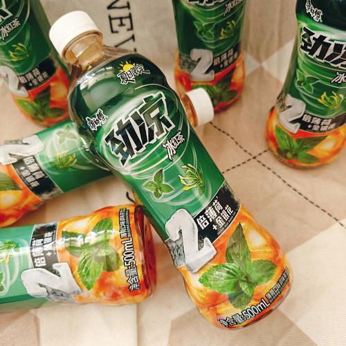 康师傅劲凉冰红茶2倍薄荷500ml