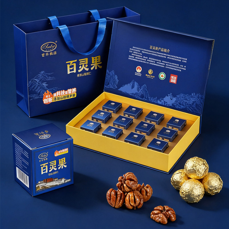 世外桃源 有机山核桃仁高档礼盒