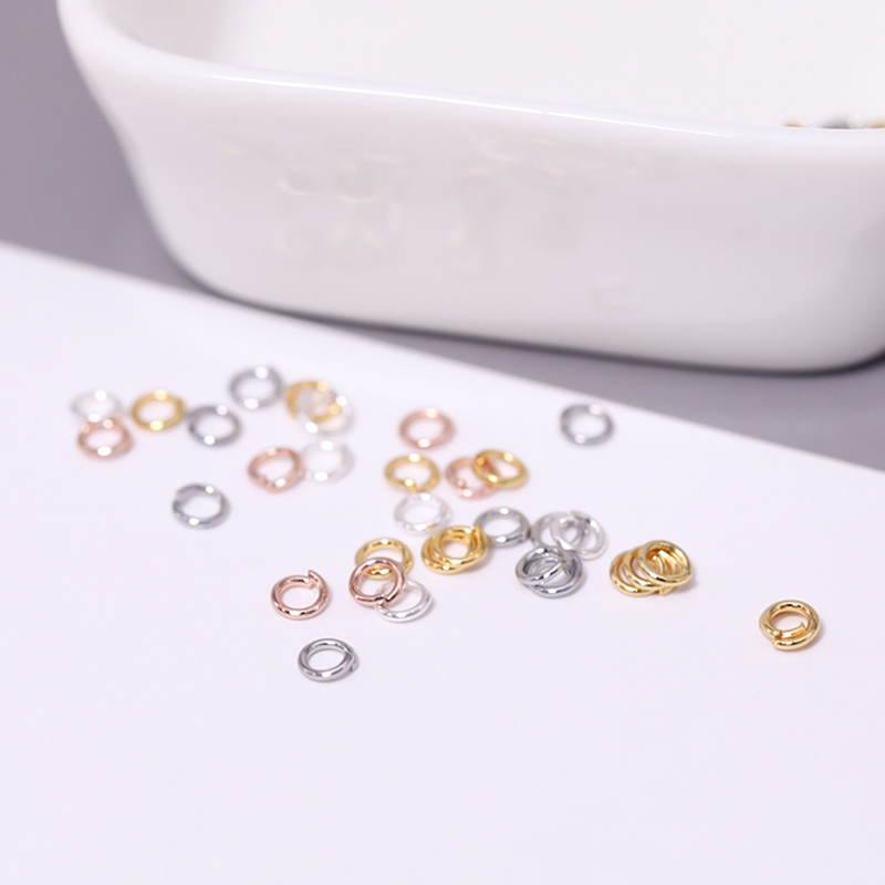 diy18k金手链开口圈手工