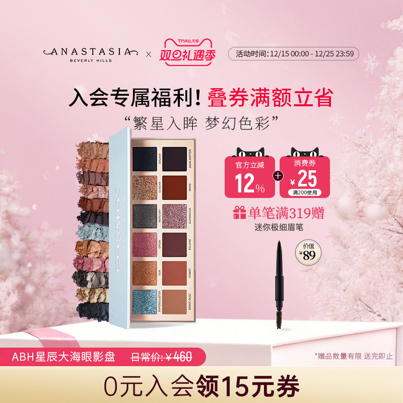 ABH星辰大海眼影盘易上色