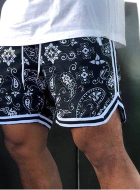 Camouflage shorts Latest Mesh Breathable Men's Fitness P