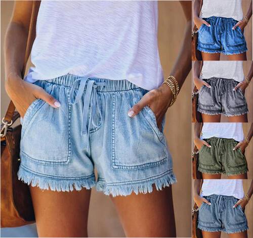 High Waisted Shorts Jeans Size Summer Women's Denim Shorts