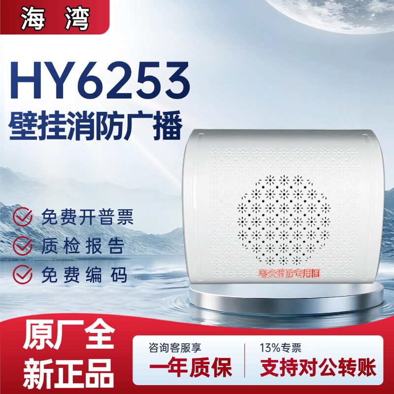 海湾壁挂广播HY6253广播3W图片