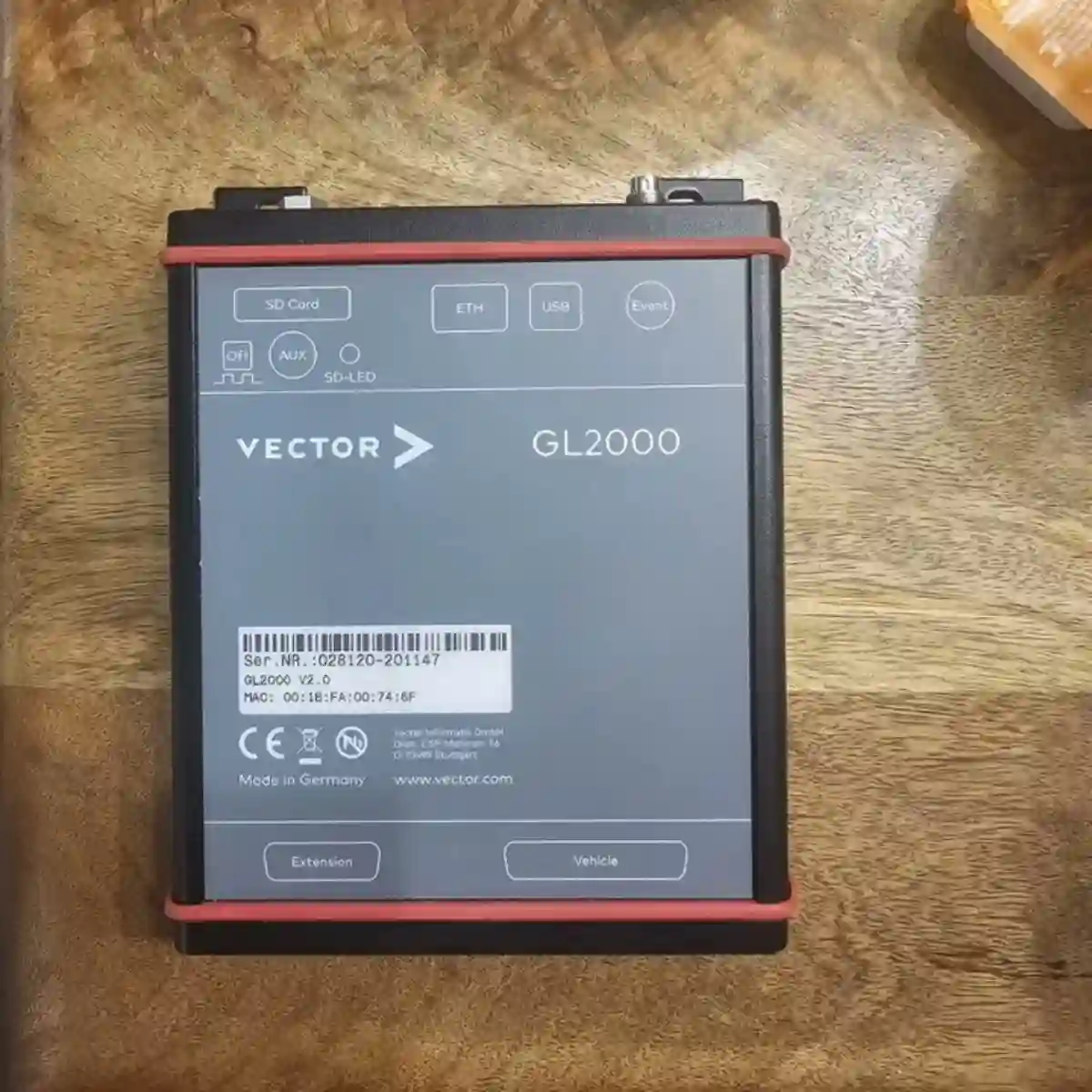 德国Vector GL2000记录仪，不带内存卡议价