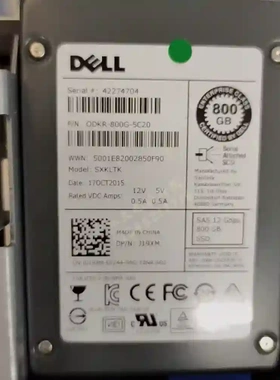 Dell/戴尔800G SAS 12Gb J19XM S议价