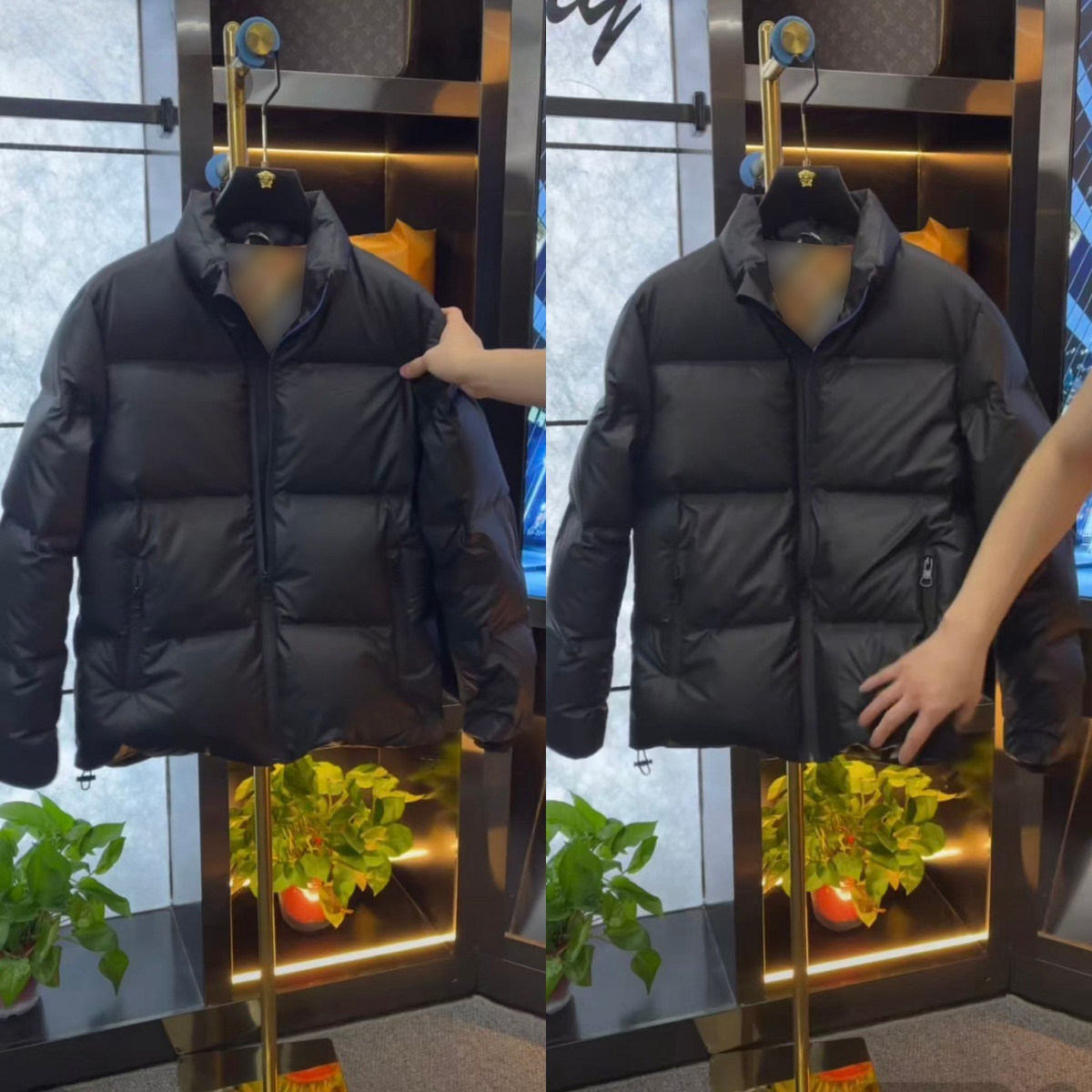 直播款-冬季棉服轻奢高级感男士轻奢痞帅时尚百搭设计师简约外套