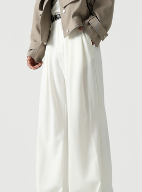 ACE VESTITI秋季新款垂感立体剪裁西裤休闲裤男款