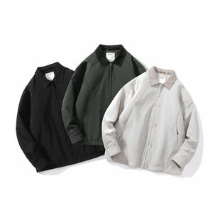 丸子叔叔秋冬季新款时尚休闲百搭通勤男装夹克外套F9919