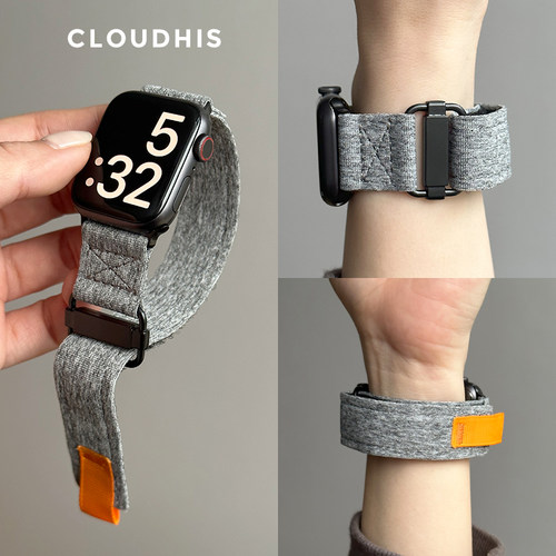 新款尼龙回环表带适用iwatchS11