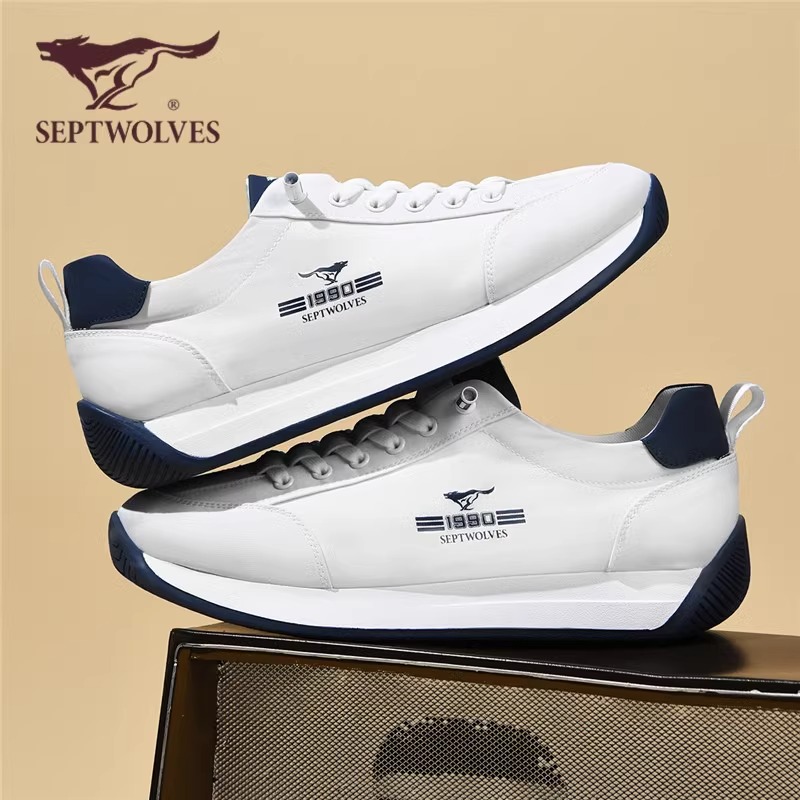 七匹狼男春季新款厚底阿甘鞋