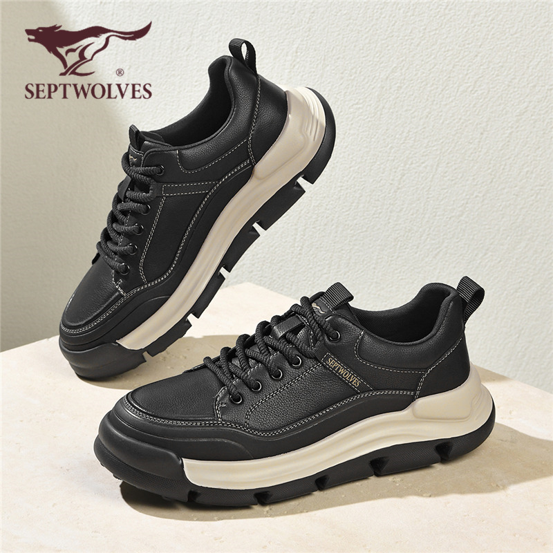 七匹狼男鞋新款皮鞋2025夏季男士