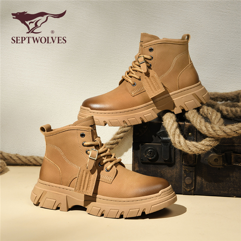 七匹狼男鞋2024新款冬季增高
