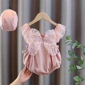 儿童泳衣女童可爱宝宝温泉公主风连体裙式 泳衣女孩中小童夏游泳衣