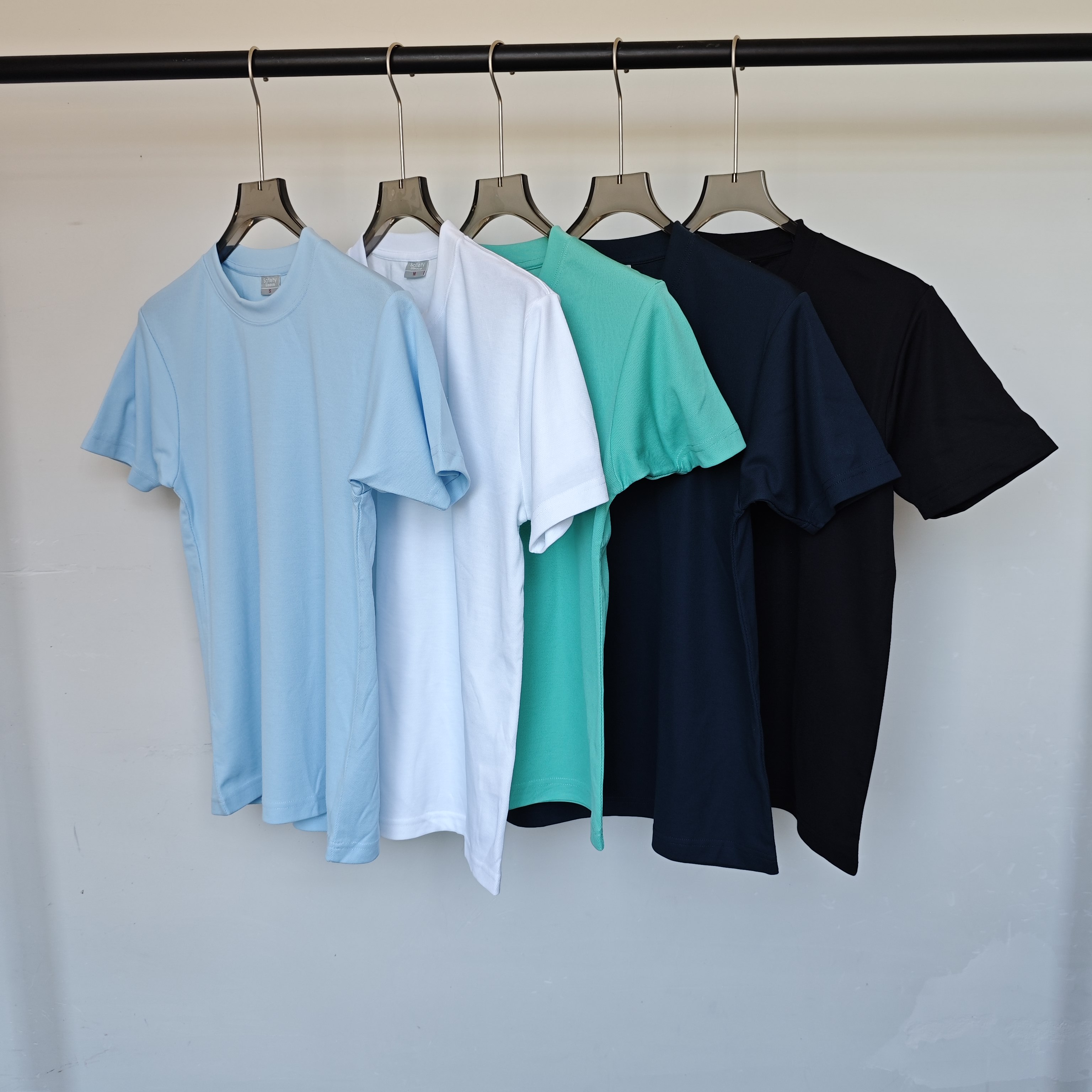 外贸出口日单男士短袖T恤夏季运动健身服跑步训练休闲透气上衣