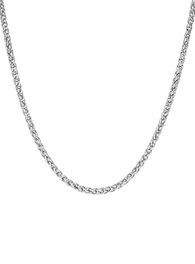 项链男潮钛钢无吊坠配链锁骨链素链不掉色龙骨蛇骨链百搭男女配饰