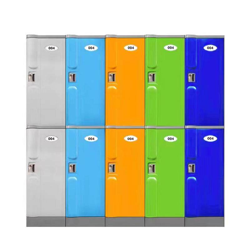 塑料更衣柜员工柜健身房游泳馆带锁储物柜工厂酒店澡堂浴室更衣柜