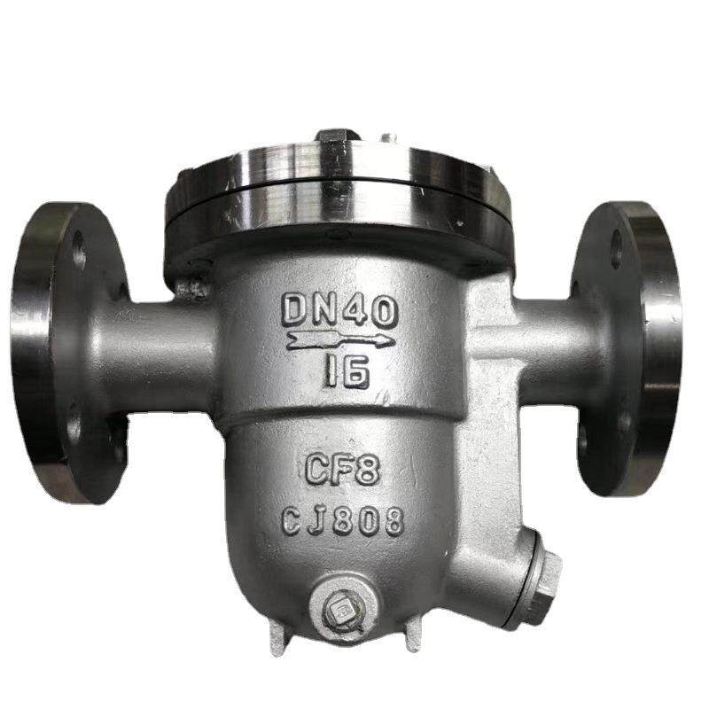 CS41H-16P304不锈钢机械型自由浮球式疏水阀法兰蒸汽疏水阀DN50