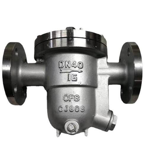 CS41H-16P304不锈钢机械型自由浮球式疏水阀法兰蒸汽疏水阀DN50