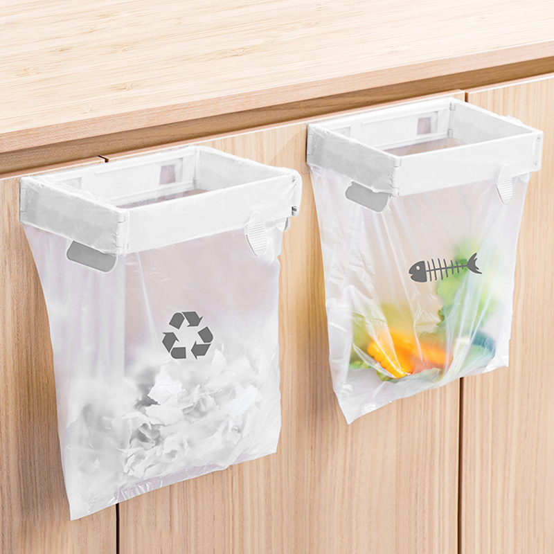 15YT垃圾袋支架A1p401-免打孔可折叠壁挂式厨房卫生间悬空挂架支