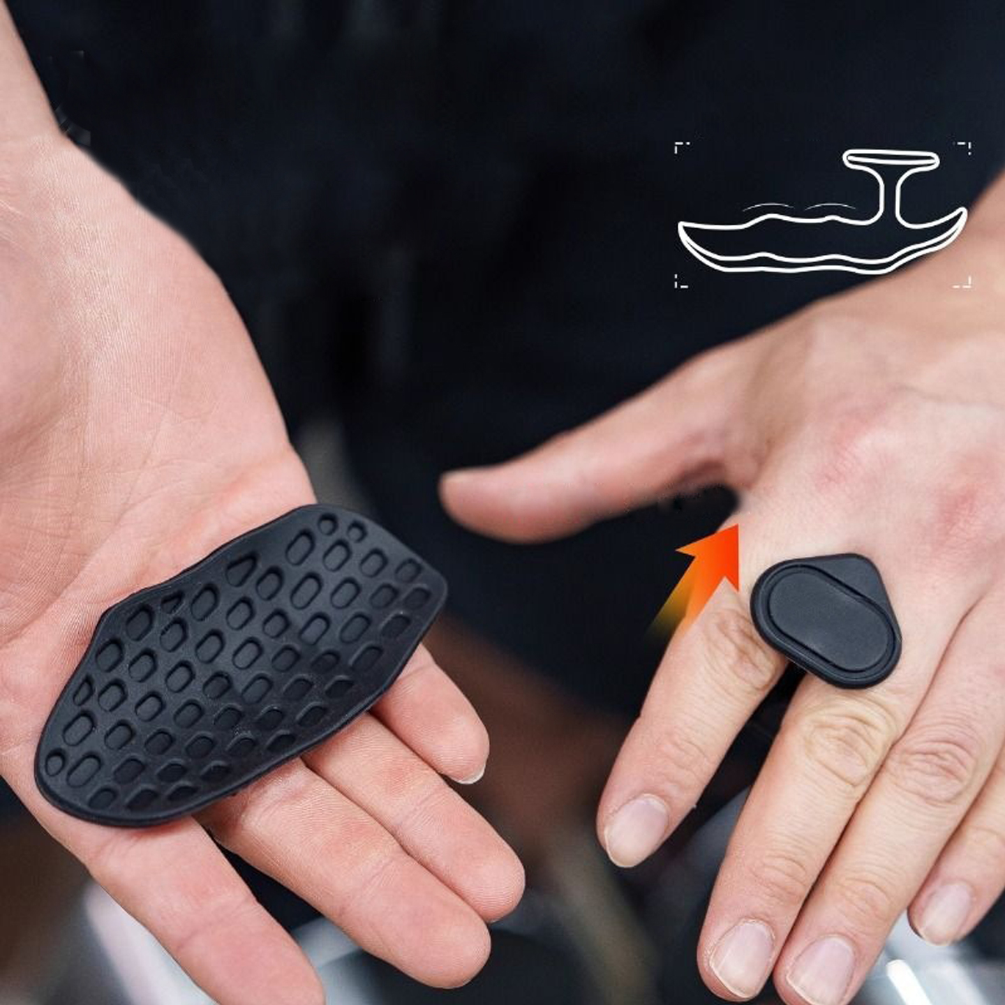 T护掌A1zoq001-健身防滑便捷运动单杠引体器械训练健身房举重握把