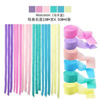 Balloon tassel paper ribbons, colorful ribbons, crepe paper, colorful background wall decoration, birthday party decoration for babies and children thumbnail 2
