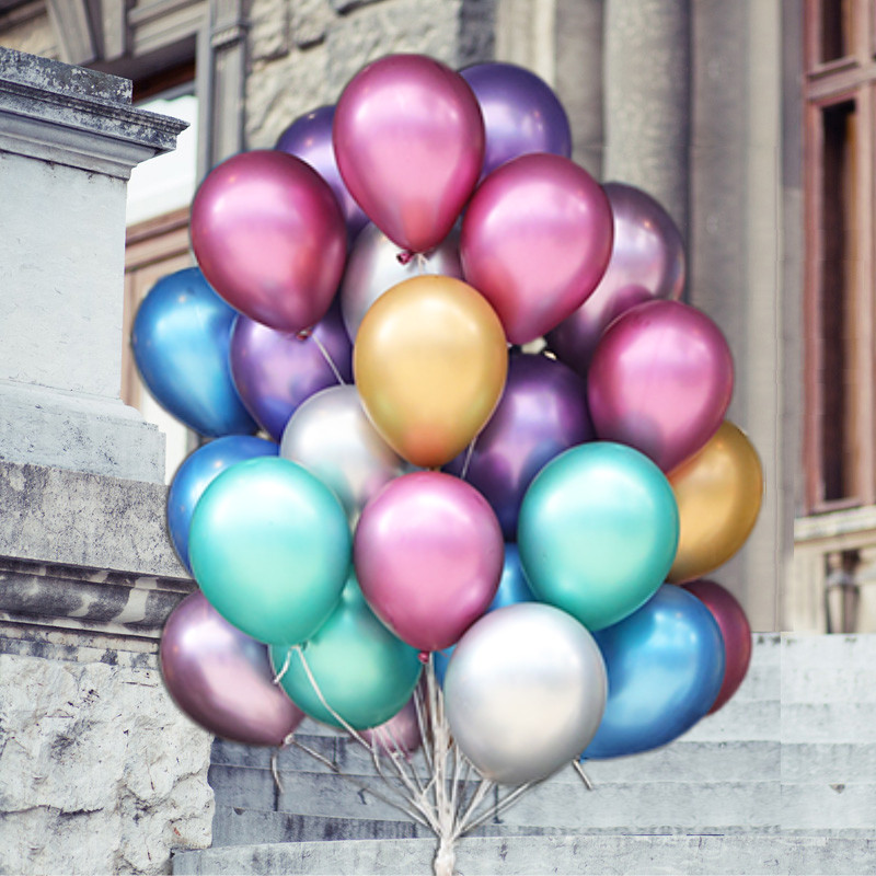 网红金属气球铬金儿童节活动装饰店铺学校教室布置儿童生日场景