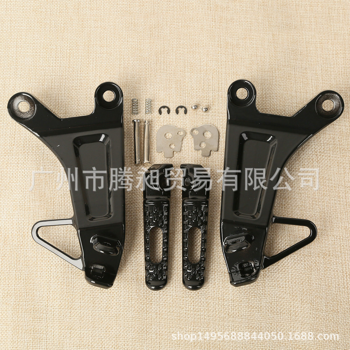 适用于摩托车配件CBR600RR大脚踏2003- 2004后脚踏三角板支架