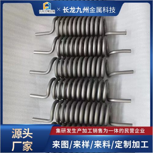 ta1ta2钛焊管gr1gr2钛盘管交换器用直缝纯钛管规格全