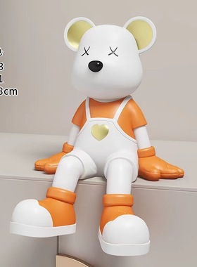 现在创意暴力熊小摆件客厅玄关电视柜书柜家居装饰品乔迁开业