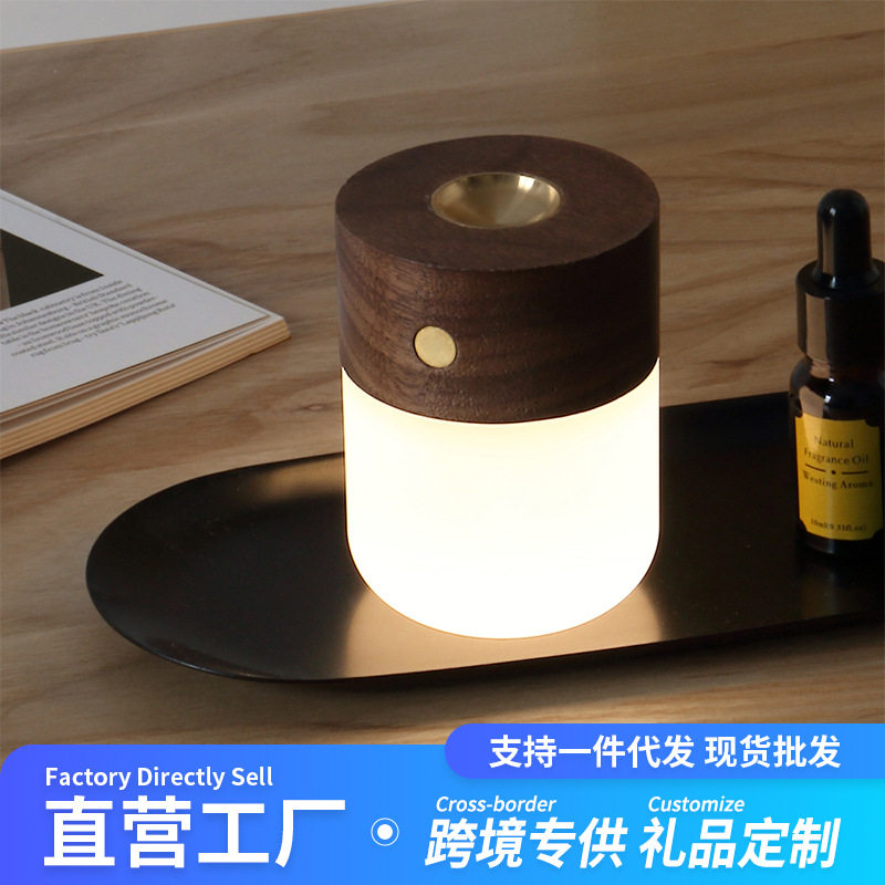 创意好棒香薰灯精油扩香家用卧室床头led暖光玻璃充电触摸小夜灯