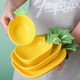 创意水果盘菠萝陶瓷点心碟子碗碟套装 家用可爱个性 餐具沙拉甜品盘