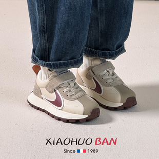 2025冬季 男童老爹鞋 新款 加绒保暖小孩二棉运动鞋 女童鞋 儿童阿甘鞋