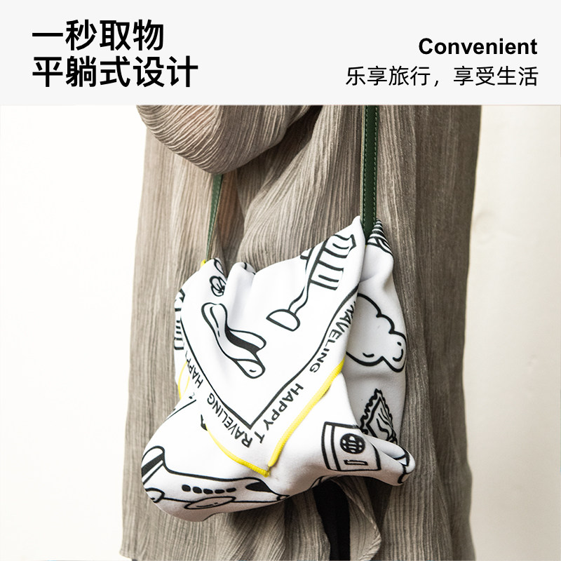 一拾一 2025新款原创多功能百贴布化妆包便携单反相机自粘收纳布,收纳整理,收纳布/百贴布,淘宝优惠券,粉丝福利购,淘宝优惠卷