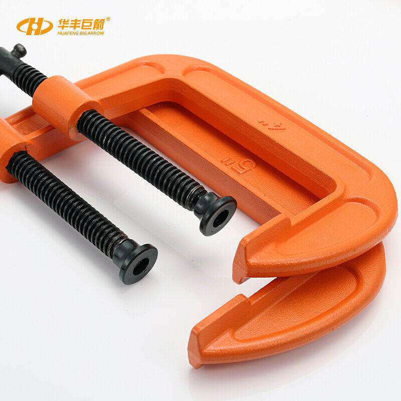 华丰巨箭G字夹F夹D形夹C型木工夹固定夹具磨具锻钢摇杆夹木工工具