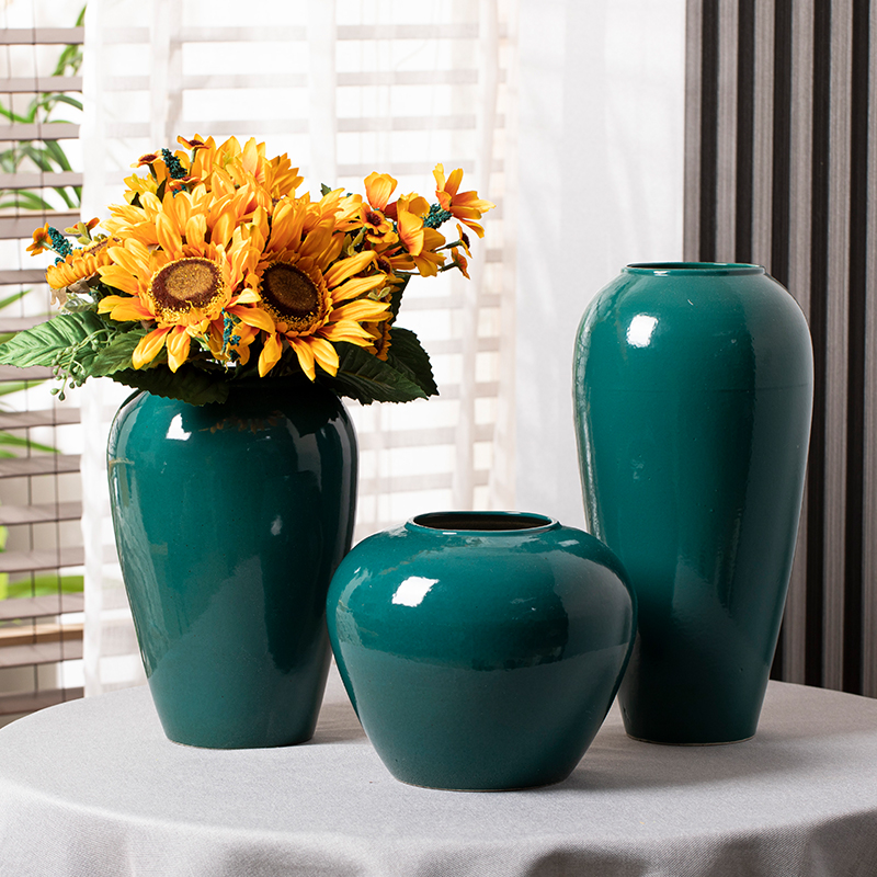 景德镇绿色装饰品水养陶瓷