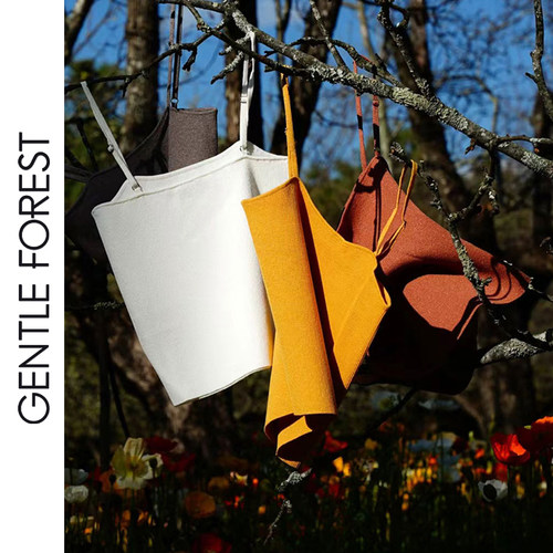 Gentle Forest春夏舒适百搭丝绵针织吊带背心