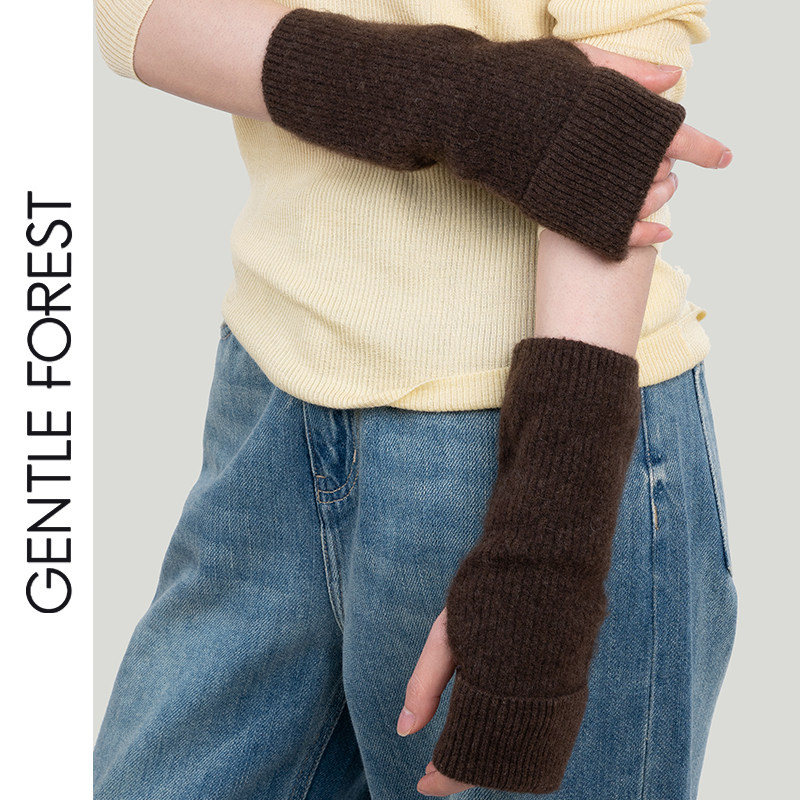 秋冬新款羊毛混纺针织帽