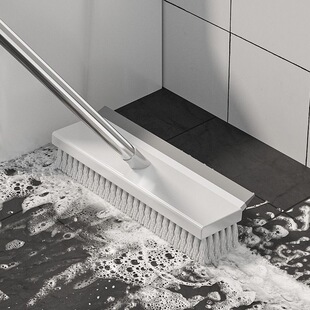 卫生间刷地刷子厕所清洁神器浴室缝隙刷长柄地板刷刮水器洗地毯刷